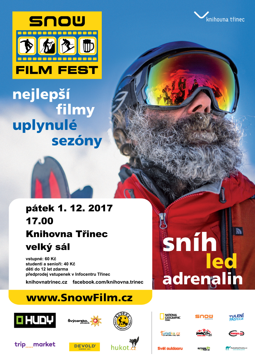 Plakát Snow film fest Třinec 2017