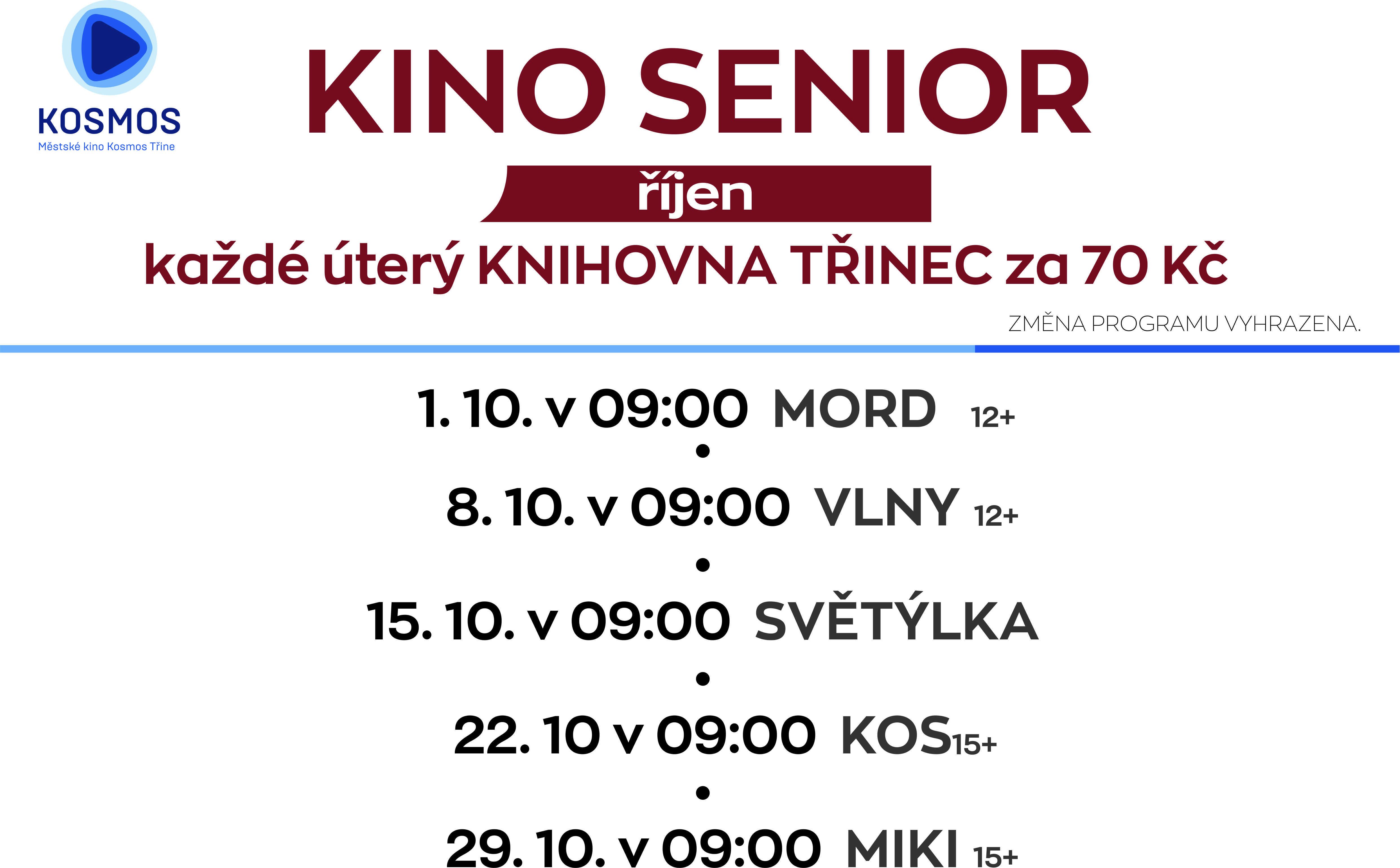 říjen 2024 Senior