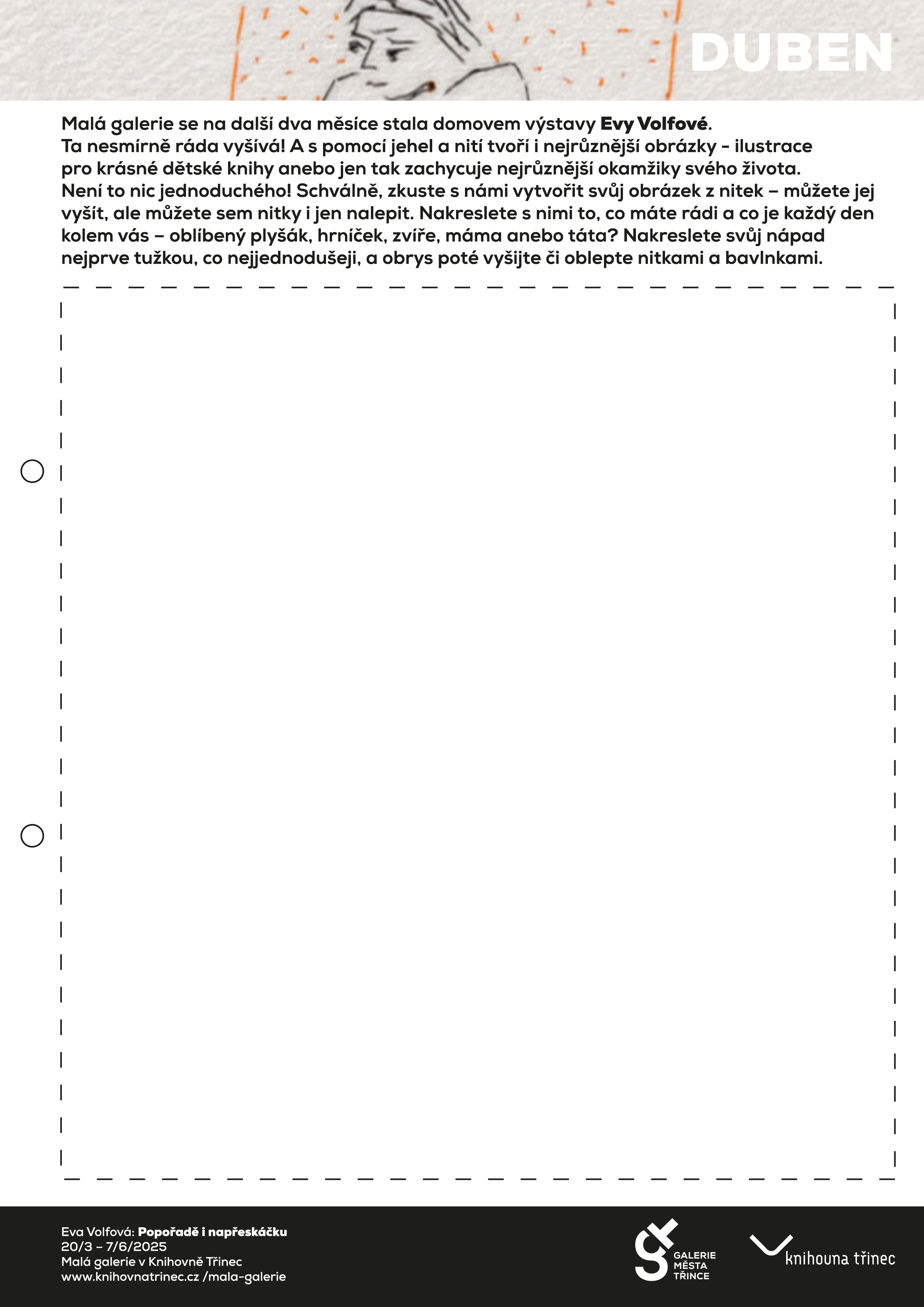 Kreativní list Duben MG 01