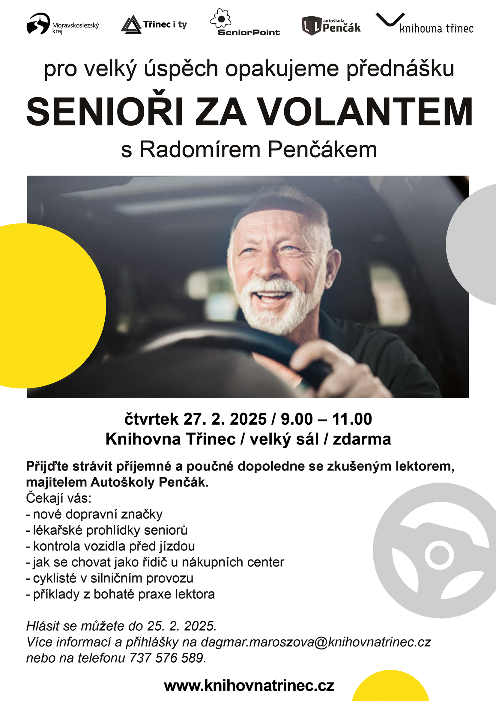 Senioři za volantem 2025 WEB