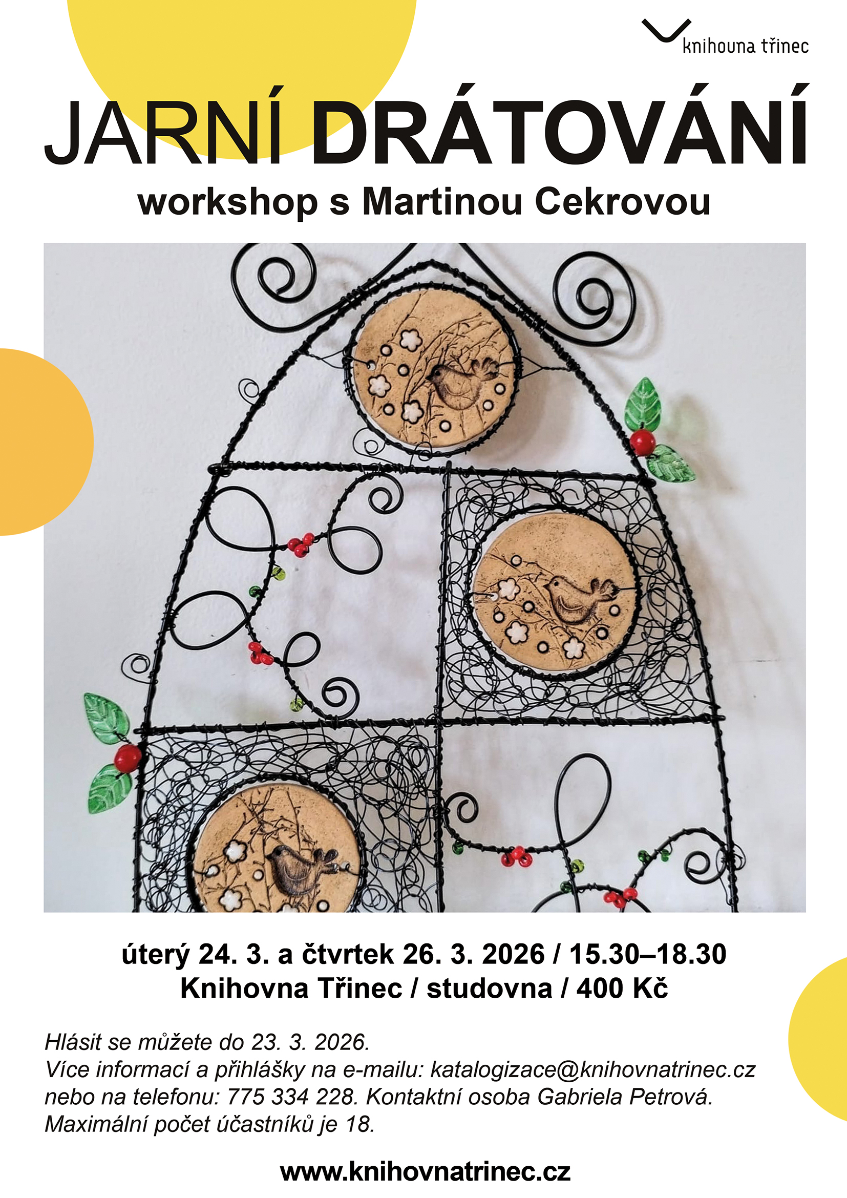 Jarní drátování 2026 WEB