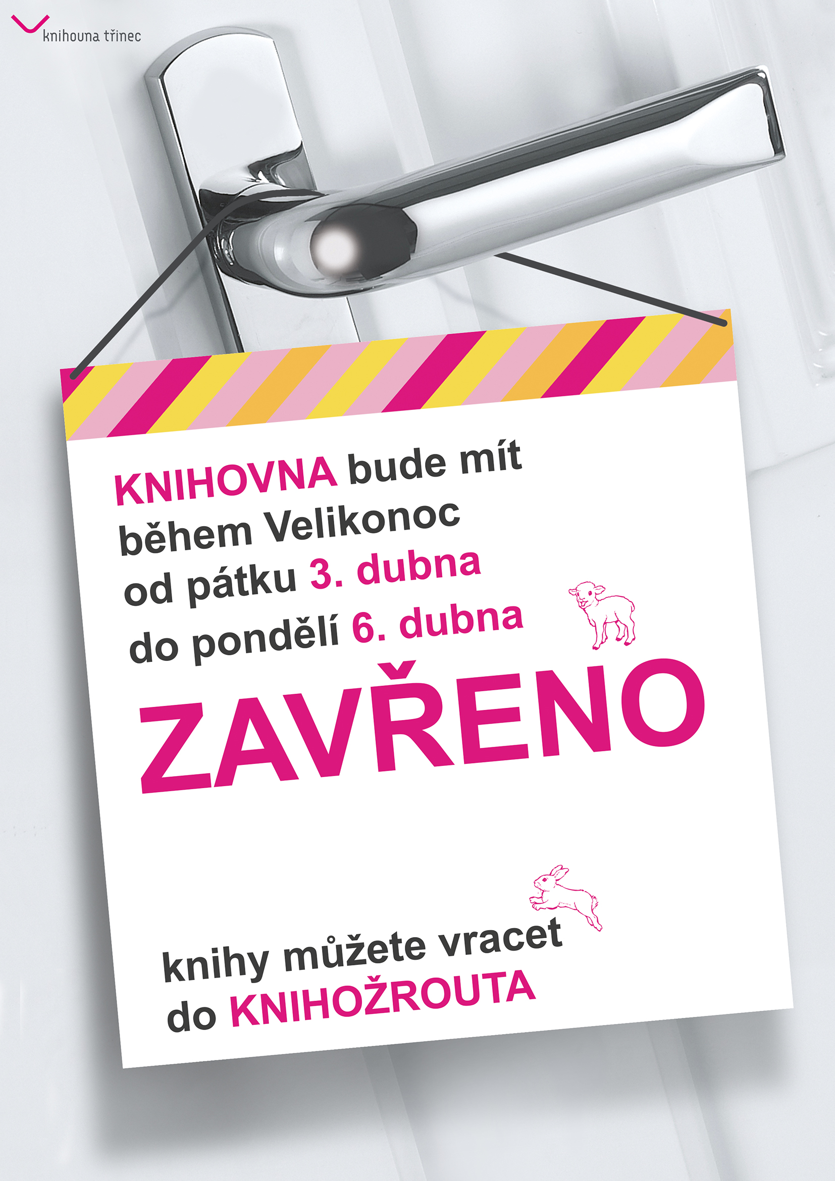 uzavření knihovny Velikonoce 2026 WEB