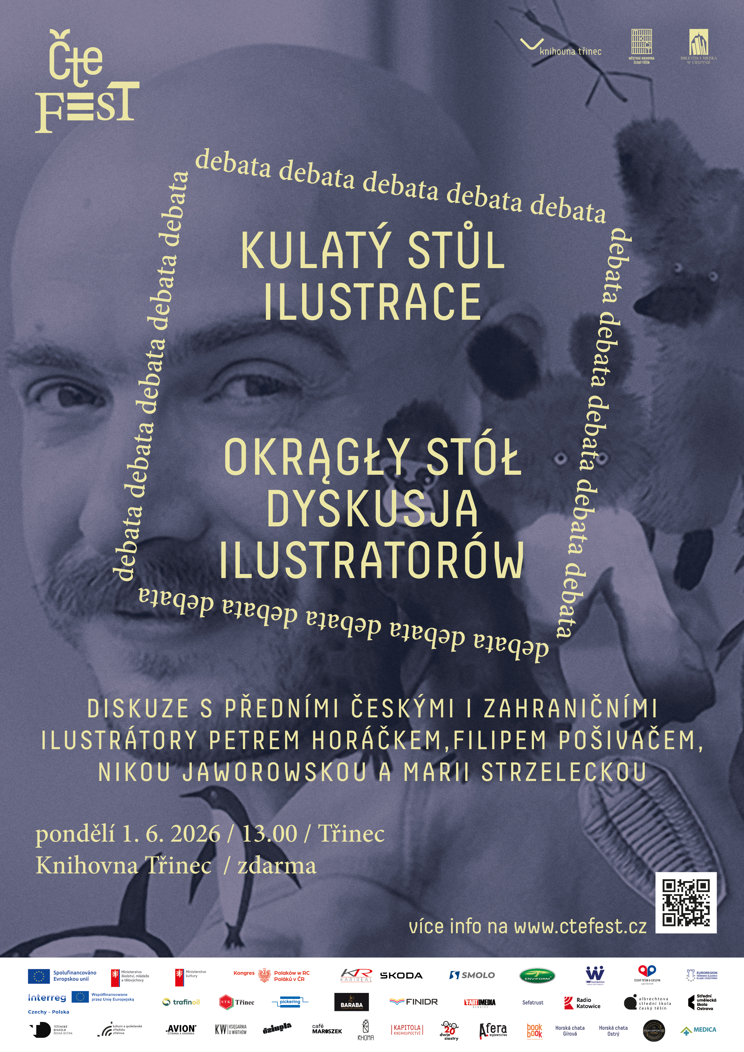 Kulatý stůl ilustrace WEB