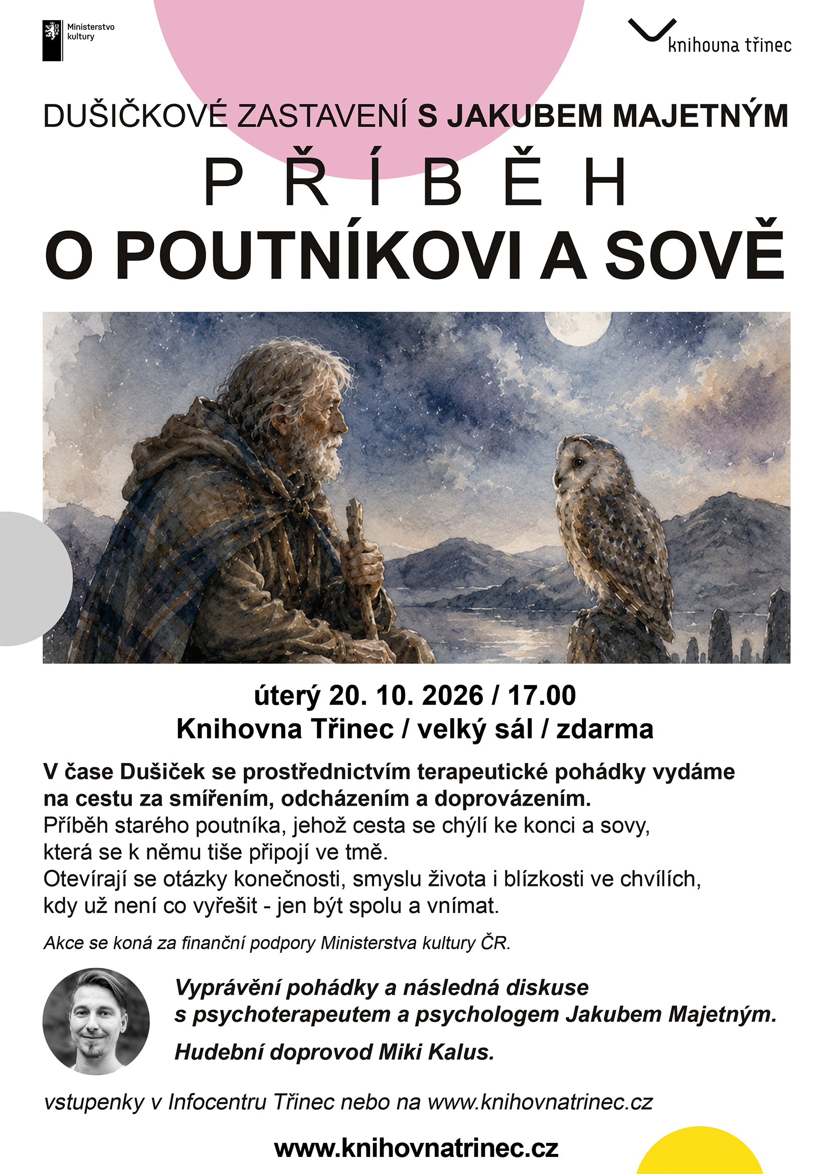 Příběh o poutnikovi a sově Majetný WEB OKOK